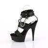 Pleaser - DELIGHT661 Sandale à bride à la cheville - Noir Product image